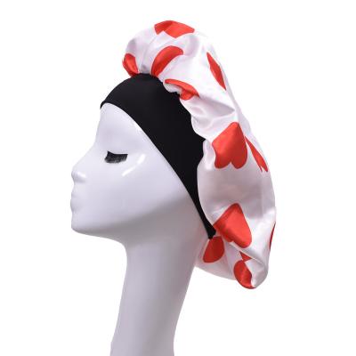 China Custom Head Character Cowl Women Fashion Satin Silk Polyester Luxury Cowls for sale