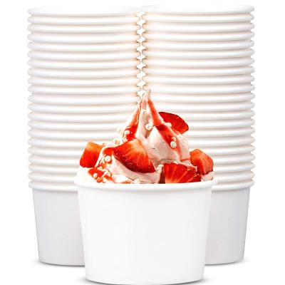 China FREE SAMPLE disposable 12 oz paper ice cream cups dessert disposable soup bowls including for hot and cold food portion supplies paper cup for sale