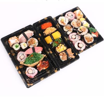 China Food packaging: free sample sushi box disposable sushi tray sushi takeaway box for sale