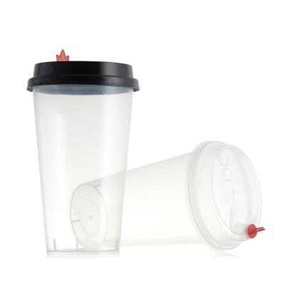 China FREE SAMPLE 500ml Sustainable Disposable Beverage PP Clear Plastic Reusable Bubble Tea Cup for sale