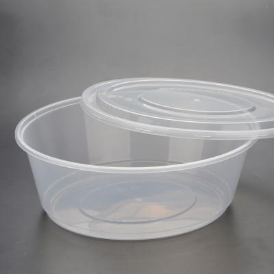 China Manufacturer Supplier Supplier Microwavable Large Round Plastic Container for sale