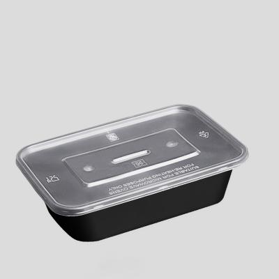 China Disposable Catering Free Sample Microwavable Plastic Disposable Bento Food Storage Lunch Boxes Prep Containers for sale