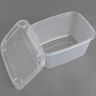 China thick & FREE SAMPLE Eco Friendly Rectangular Plastic Clear Food Storage Container Unbreakable for sale