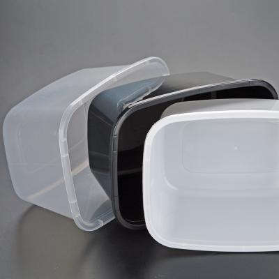 China Disposable Disposable PP Clear / Transparent Sandwich / Cake Divider Food Catering Boxes for sale