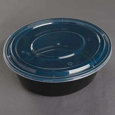 China Disposable Takeaway Food Pack 3000ml Large Plastic Salad Bowl for sale