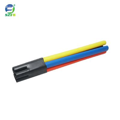 China LOW VOLTAGE 0.6/1kv 4 Cores Cable Heat Shrink Cable Accessory Straight Common Termination for sale