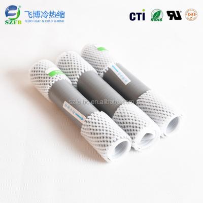 China 10kv Silicone Rubber Tube High Voltage Cold Gray Cold Shrink Tube Silicone Rubber Power Cable Sleeves for sale