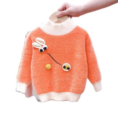 China Sunny Baby Girl Sweater New Breathable Strawberry Autumn And Winter Baby Girl Sweater Handmade Children Tops for sale