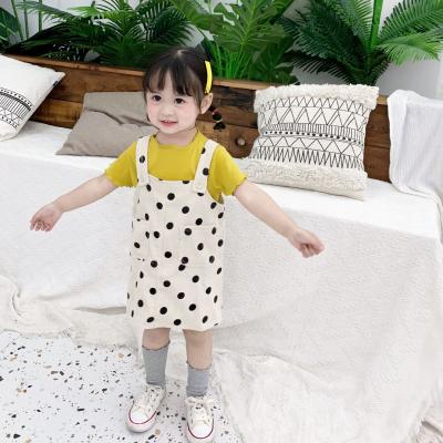 China Sunny Baby Korean Polka Dot Kids Breathable Skirt for sale