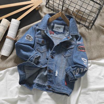 China Sunny Baby Children Clothing Boy Coat Breathable Autumn 2020 Fashion Denim Jacket New for sale