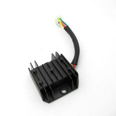 China Motorcycle ATV Control 12V Rectifier Voltage Regulator Beach Car Accessories Motorcycle CG125 Four Wire Electric Rectifier for sale