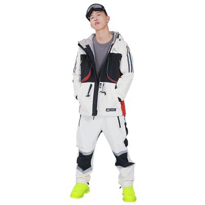 China Breathable High Quality Customized Logo Snowboard Wear Hooded Sports Suit Mens Snowboarding Suit for sale