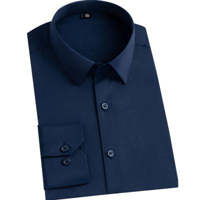 Κίνα Anti-pilling spring and autumn shirts wholesale long sleeved shirt business custom shirts in solid color προς πώληση