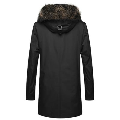 China Anti-wrinkle real fur trimmed raccoon fur hood trimming parka OEM factory customize real fur parka for sale