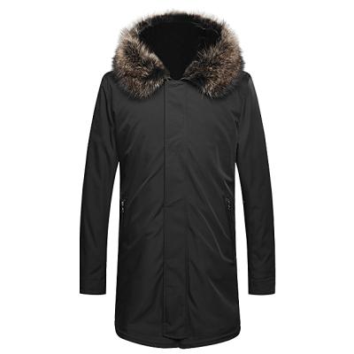 China Anti-wrinkle 2021european and american style plus size thickening men's parka for sale