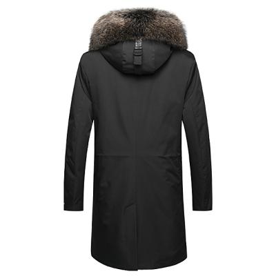 China Anti-wrinkle men warm parka hot sale hooded winter plus size for sale