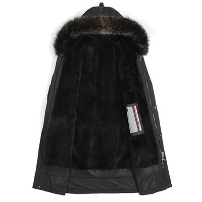 China Anti-wrinkle real fur trimmed raccoon fur hood trimming parka OEM factory customize real fur parka for sale