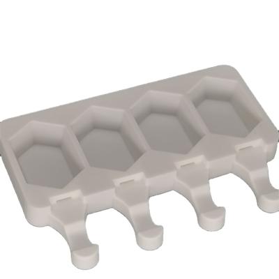 China Viable Diy Silicone Ice Cream Mold Ice Cube Tray Popsicle Barrel Mold Dessert Ice Cream Mold for sale