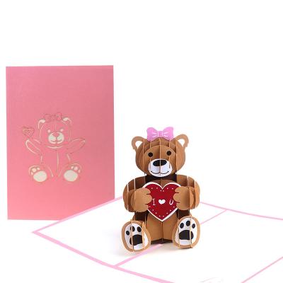 China Europe Greeting Card Manufacturer Low MOQ High Quality Customized 3D Gift Design 3D Pop Up Card for sale