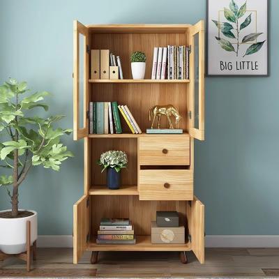 China Modern Industrial Modern Wooden Bookshelf Book Storage Shelf Bookcase For Home Office Decoration Bookcase Furniture for sale