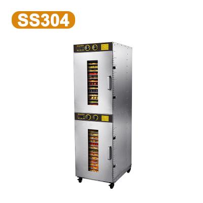 China Commercial Hotels 32 Trays Upper And Bottom Fruit Double Doors Drying Machine for sale