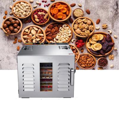 China Top Hotel Home Use 10 Trays Fish Beef Jerky Tray Dryer Machine Electric Vegetable Food Drying Dehydrator For Vegetables for sale