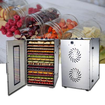 China food & Beverage Plant 16 Trays Household Food Drier Dehydrator For Vegetables Fruit Drying Machines for sale