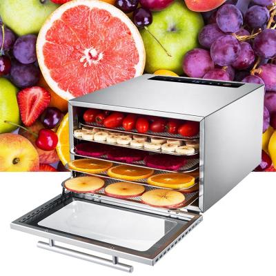 China Fruit and Vegetable Processing Machines 5 Trays Food Dehydrator Snack Dehydrator Fruit Vegetable Herb Meat Dryer Stainless Steel 110v 220v for sale