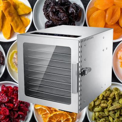 China food & Hot Sale 8 Trays New Design Beverage Factory New Design Household Stainless Steel Food Dehydrator With Great Price for sale