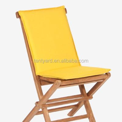 China Fire Retardant Yellow Soft Outdoor Garden Chair Cushion Folding Rocking Chair Cushions for sale