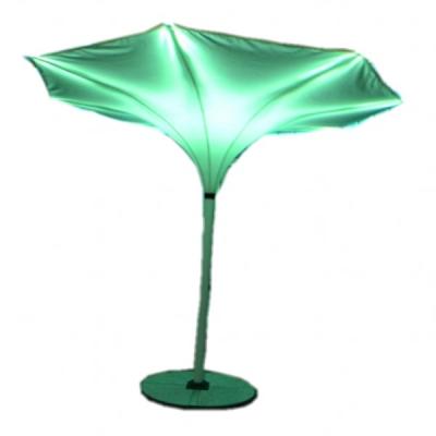 China Large Beautiful Modern Patio Handmade Outdoor Led Lightweight Umbrella for sale