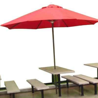 China Modern Outdoor Patio Picnic Table Umbrellas For Advertising And Cafe Store for sale