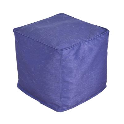 China Durable And Waterproof Foot Sofa Bean Bag Chair Cover Removable Square Stool for sale