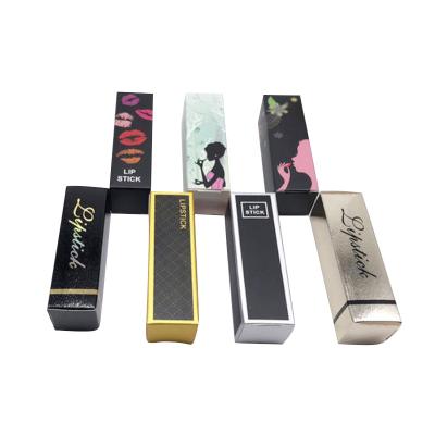 China Factory direct high quality reused materials custom printed luxury lip gloss lipstick cosmetic packaging box for wholesale for sale