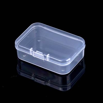 China OEM Disposable Cosmetic Organizer PP Clear Portable Storage Case Container Packing Flat Plastic Small Square Rectangular Round Box for sale