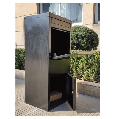 China Free Standing Outdoor Standing Package Smart Parcel Drop Box Delivery Mailbox Mail Box for sale