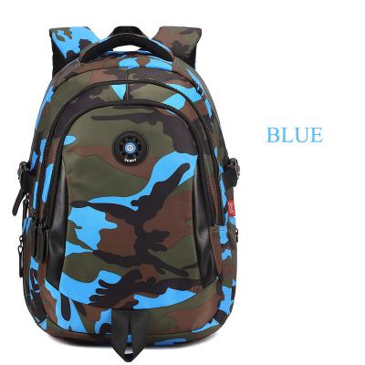 China Primary School Waterproof Backpack Camouflage Waterproof Digital Printing Kids School Teenagers Camouflage Backpacks Bags for sale