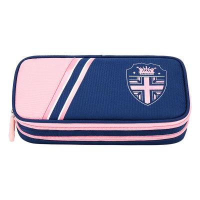 China Schools & Fashionable Colorful British Style Recyclable Single Pencil Case Offices Pencil Pouch Pencils Organizer Bag With Zipper for sale