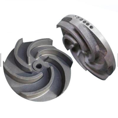 China Construction machinery parts OEM factory high precision investment casting stainless steel custom pump impellers for sale