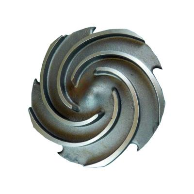 China Construction Machinery Parts OEM Factory Cast Iron Pump Nodular Impeller For Tractor for sale