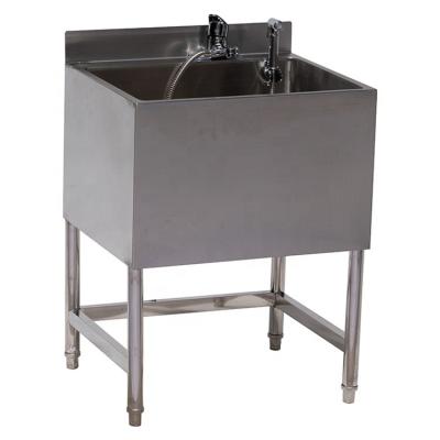 China Sustainable Pet Selfwash Tub Bath Grooming Spa Stainless Steel Dog Tub For Dogs for sale