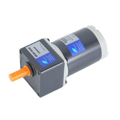 China China Factory 12V 24V 48V 90V High Torque Low Speed ​​Brush DC Gear Electric Motor for sale