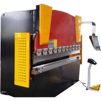 China Building Material Shops Cheap Price 4 Axis CNC Controlled Hydraulic Bending Machine , Press Brake WC67K-63/2500 for sale