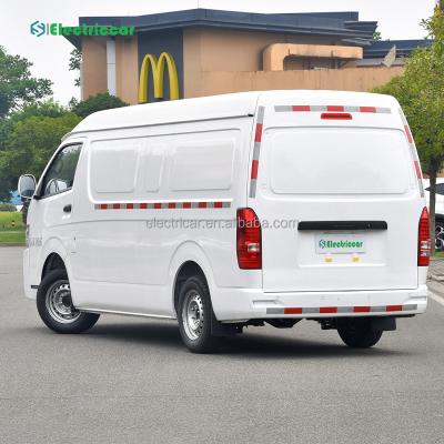 China High-roof CATL 41.84kWh Side Door 2 Seats Left Right Hand Drive Electric Cargo Van Van Cloth Transport For Goods Delivery for sale