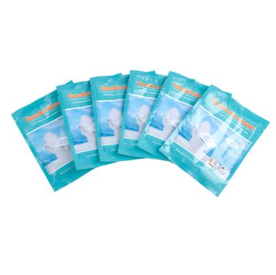 China Flushable Dissvolved Disposable Hygienic Single Pack Travel Portable Disposable Toilet Seat Covers for sale