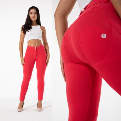 China Shascullfites Melody Yoga Pants Scrunch Bum Breathable Workout Leggings Booty Gaiters Gym Sportswear Fitness Clothing Red for sale