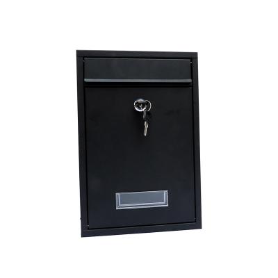 China Wall Mounted Key Lock Mailbox Custom Outdoor Metal Mailbox for sale