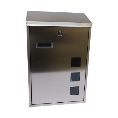 China Customized Wall Mounted Stainless Steel Mailbox Wholesalers for sale