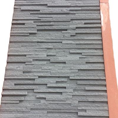 China Modern Black Wall Cladding Natural Cultured Sandstone Sandstone Garden Decorate Exterior Slate Building Stone Material Indoor, Outdoor for sale