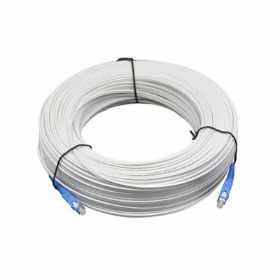 China FTTH 30m 50m 100m 200m FTTH Fiber Optic Drop Cable for sale